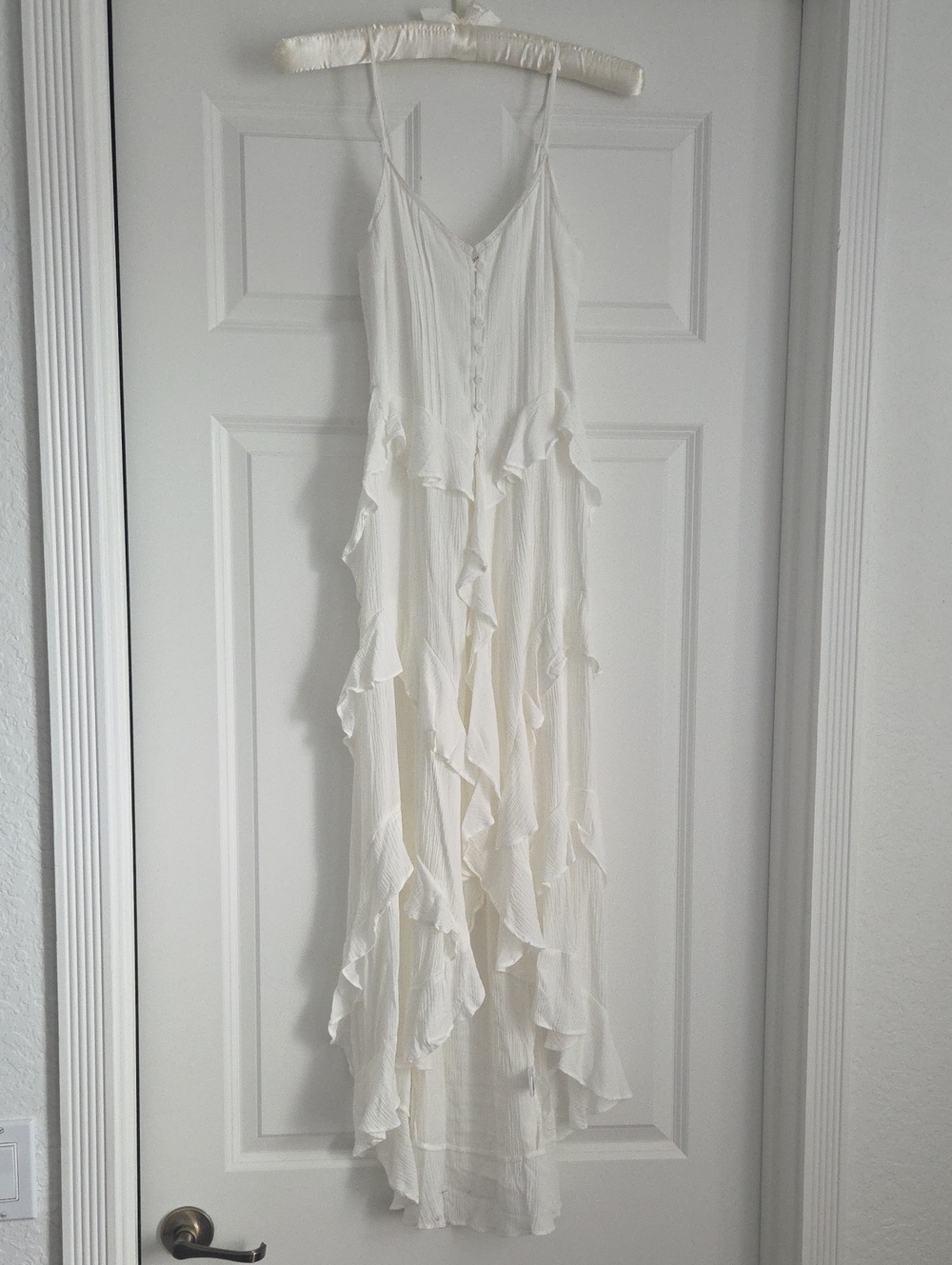 NWOT Altar'd State Claudia Ruffled Kimono- Lightweight Spaghetti Strap - XS